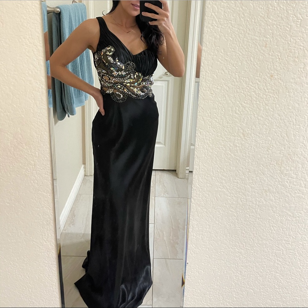 Black gown